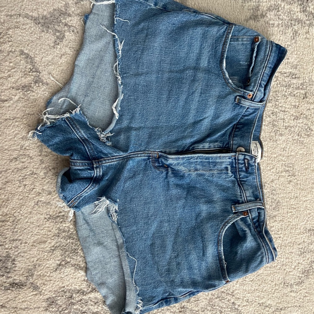 Abercrombie & Fitch High Rise Jean Shorts